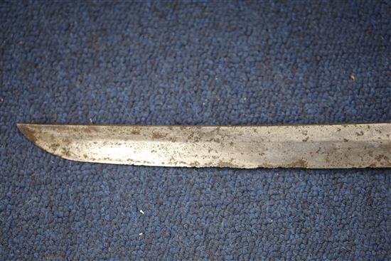 A WWI Japanese officers katana sword, overall 39in.